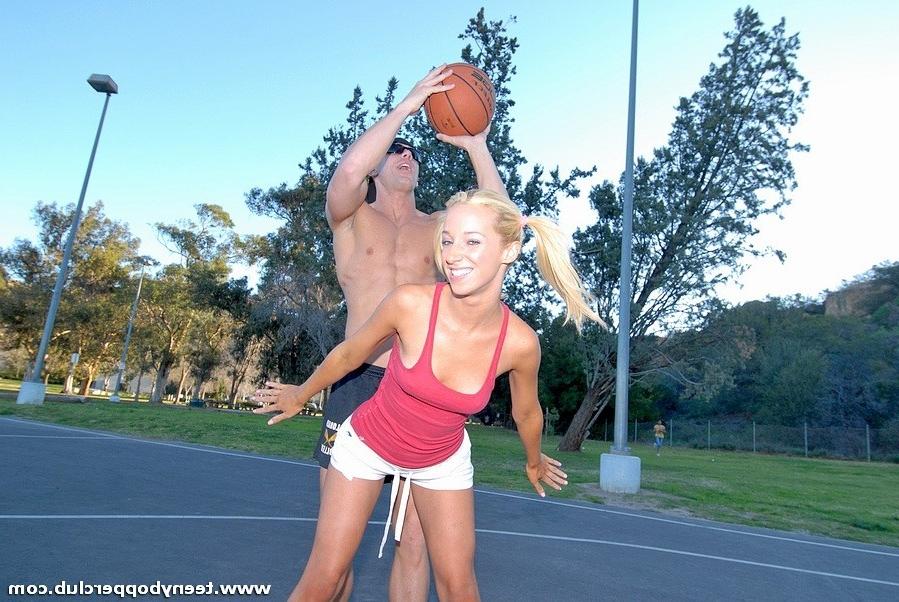 15P Blonde teeny bopper loves to play with hard balls
