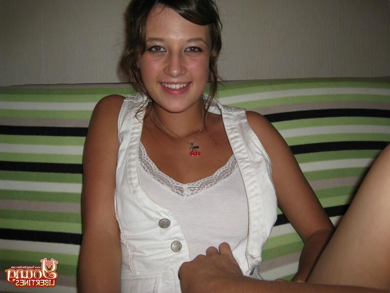 16P Amateur teenie fucks and sucks her boyfriend for jizz at home