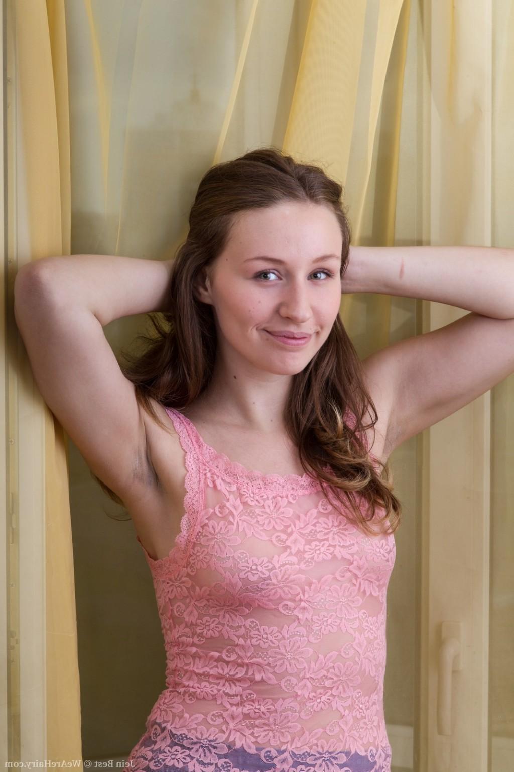16P Hairy student Jein Best is excited to strip