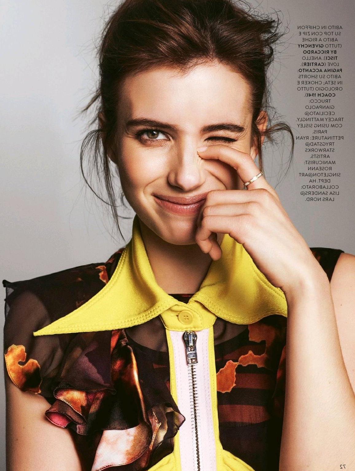 12P Emma Roberts Posing For Some Magazine