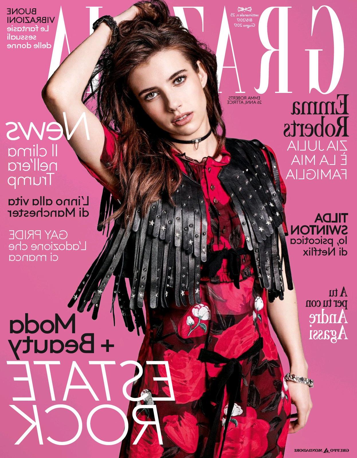 12P Emma Roberts Posing For Some Magazine