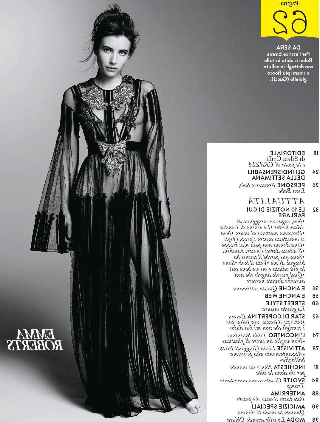 12P Emma Roberts Posing For Some Magazine