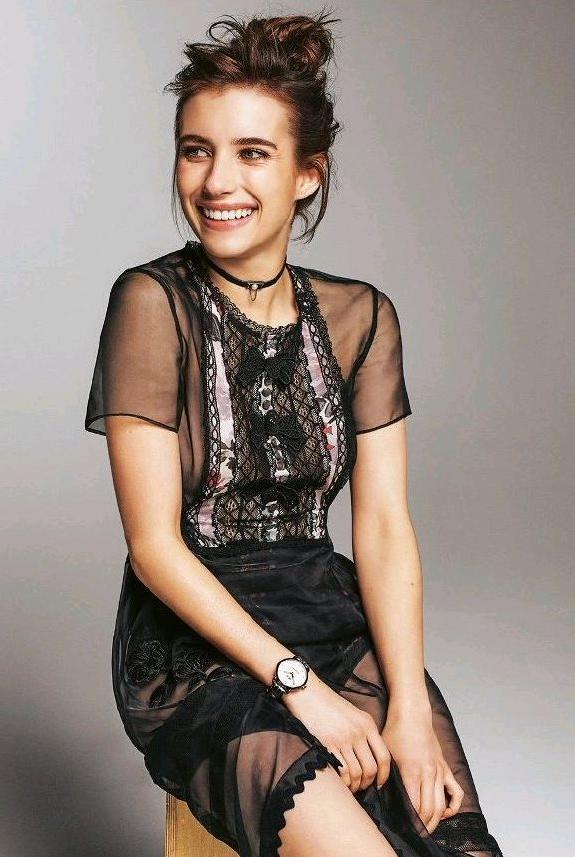 12P Emma Roberts Posing For Some Magazine