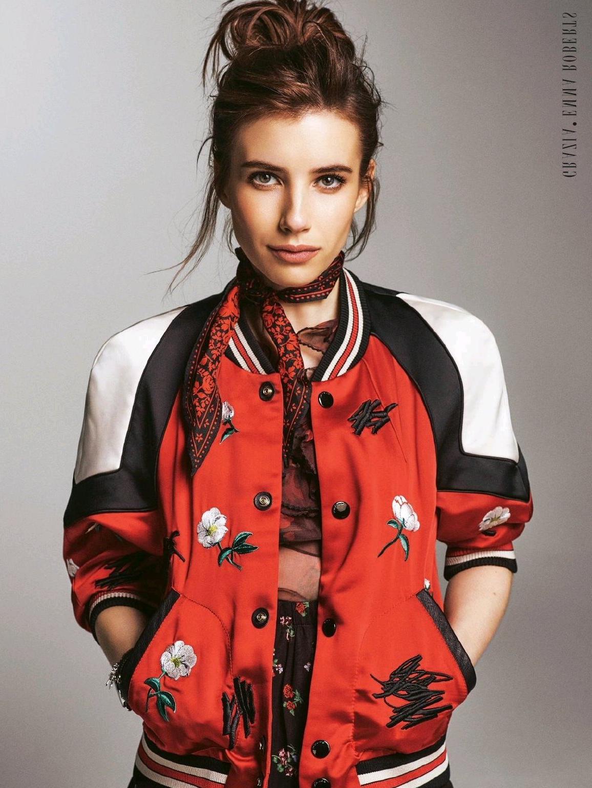 12P Emma Roberts Posing For Some Magazine
