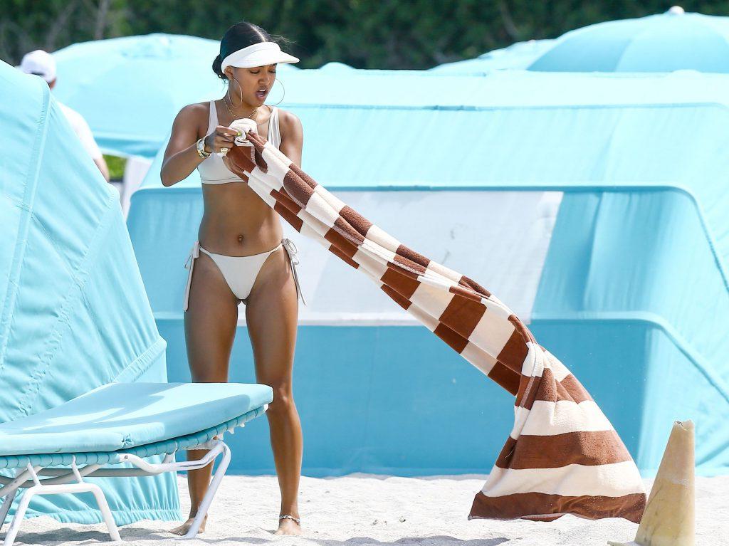 25P Karrueche Tran Looks Banging In Bikini