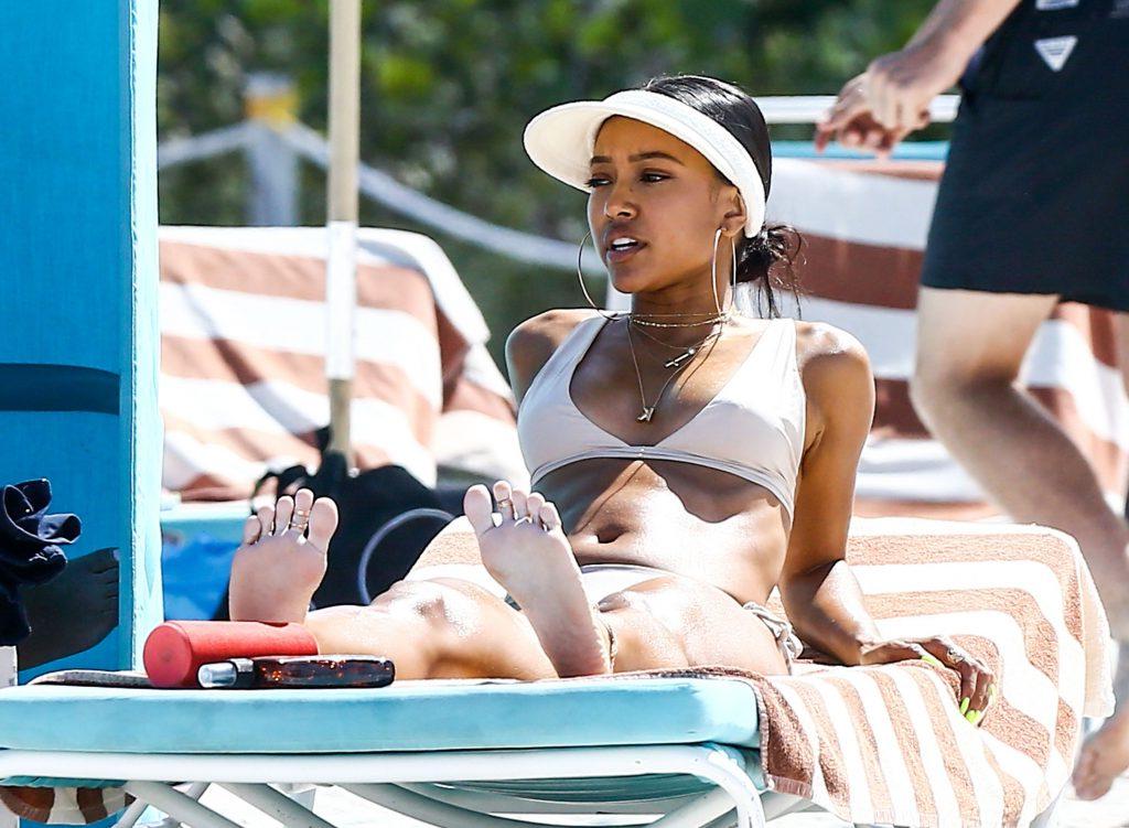 25P Karrueche Tran Looks Banging In Bikini