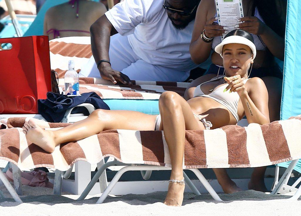 25P Karrueche Tran Looks Banging In Bikini