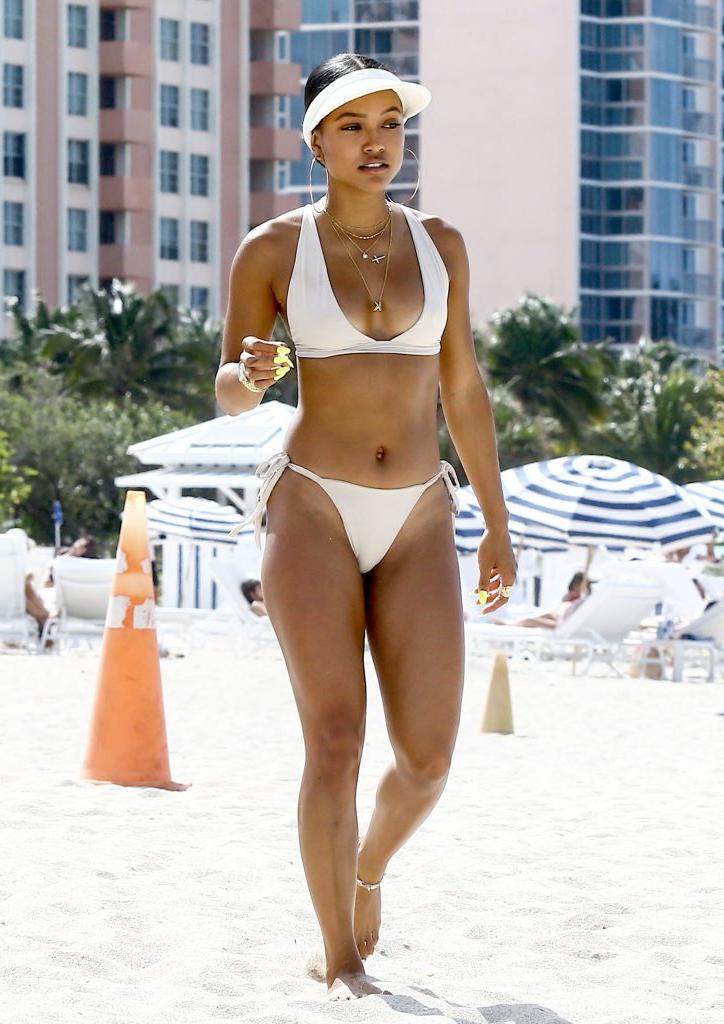 25P Karrueche Tran Looks Banging In Bikini