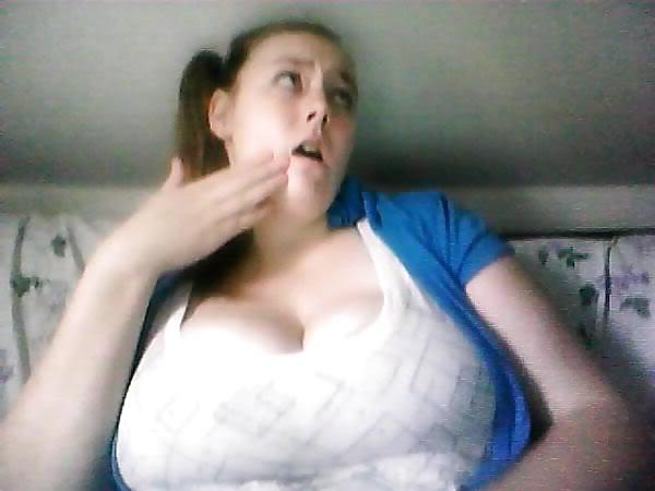 14P BigWhite Ghetto Chick Tits
