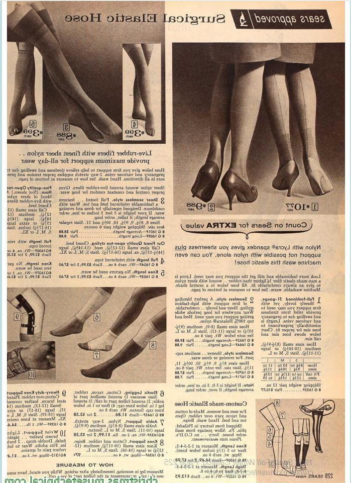 14P Vintage Sears Catalog Stockings: Set 1