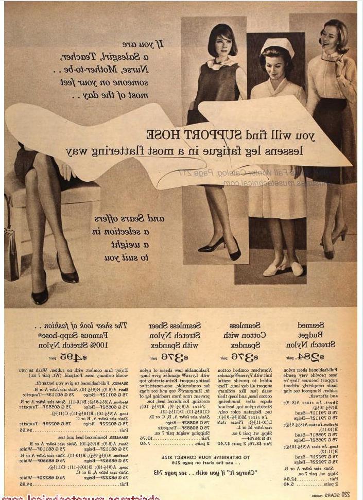 14P Vintage Sears Catalog Stockings: Set 1