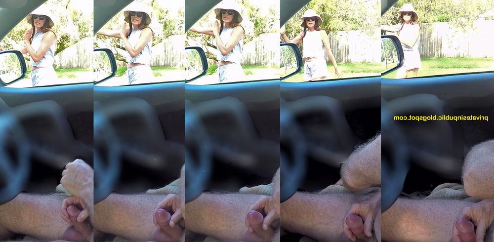 8P Public Erection Exhibitionist Flasher #14 Carflashes
