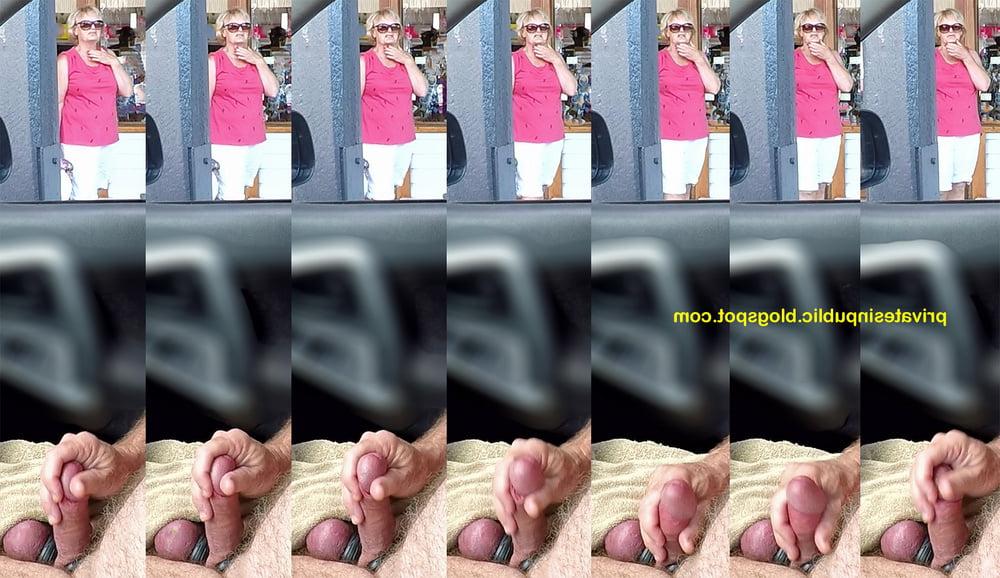 8P Public Erection Exhibitionist Flasher #14 Carflashes