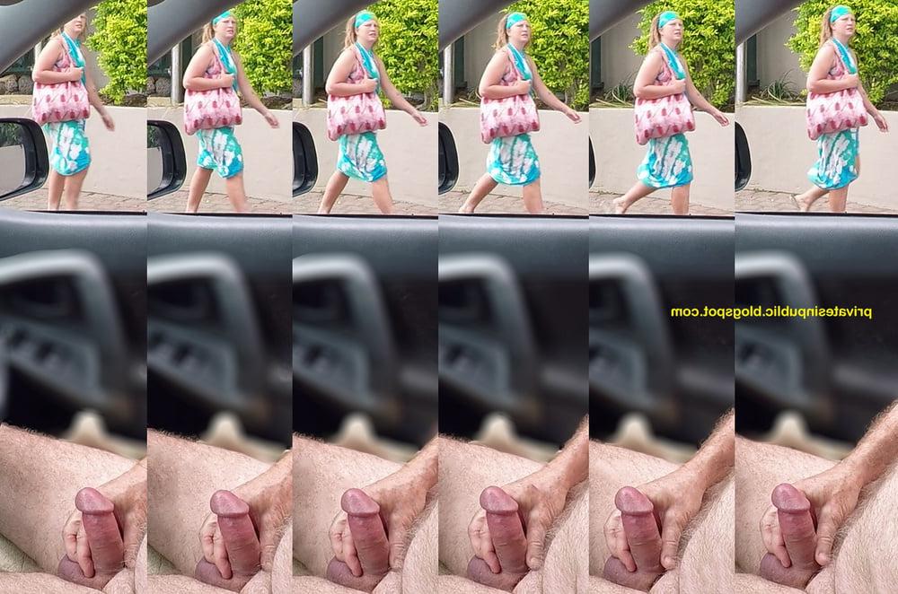8P Public Erection Exhibitionist Flasher #14 Carflashes