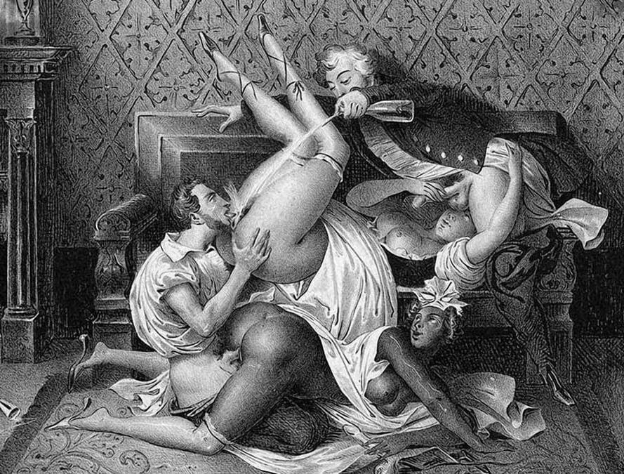 8P Vintage Porn illustrations