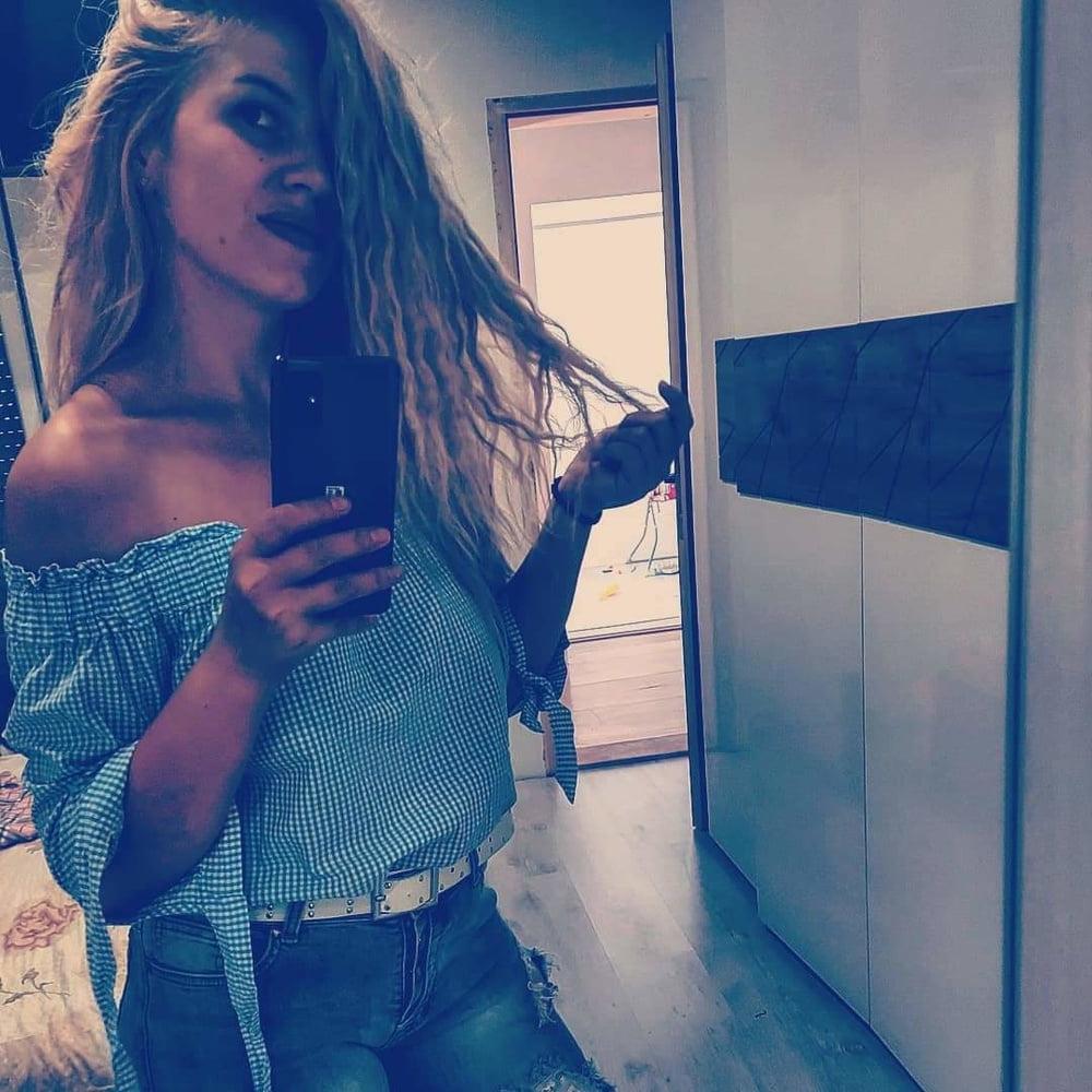 25P Serbian slut blonde girl big natural tits Maca Blagojevic