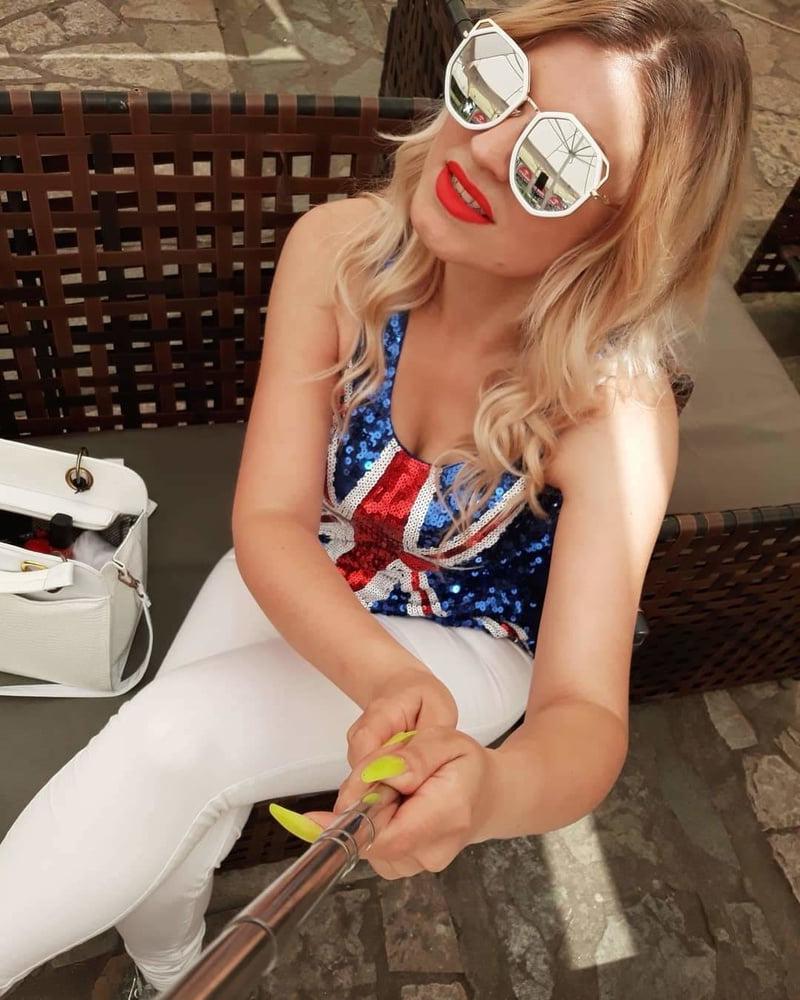 25P Serbian slut blonde girl big natural tits Maca Blagojevic