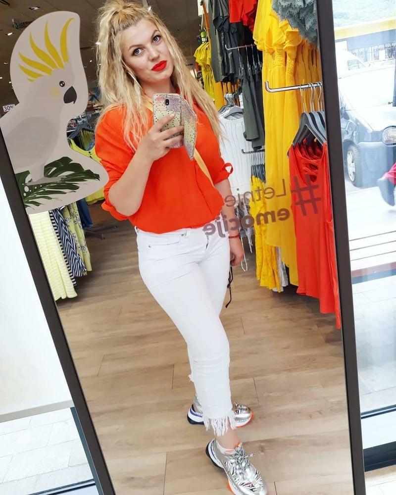 25P Serbian slut blonde girl big natural tits Maca Blagojevic