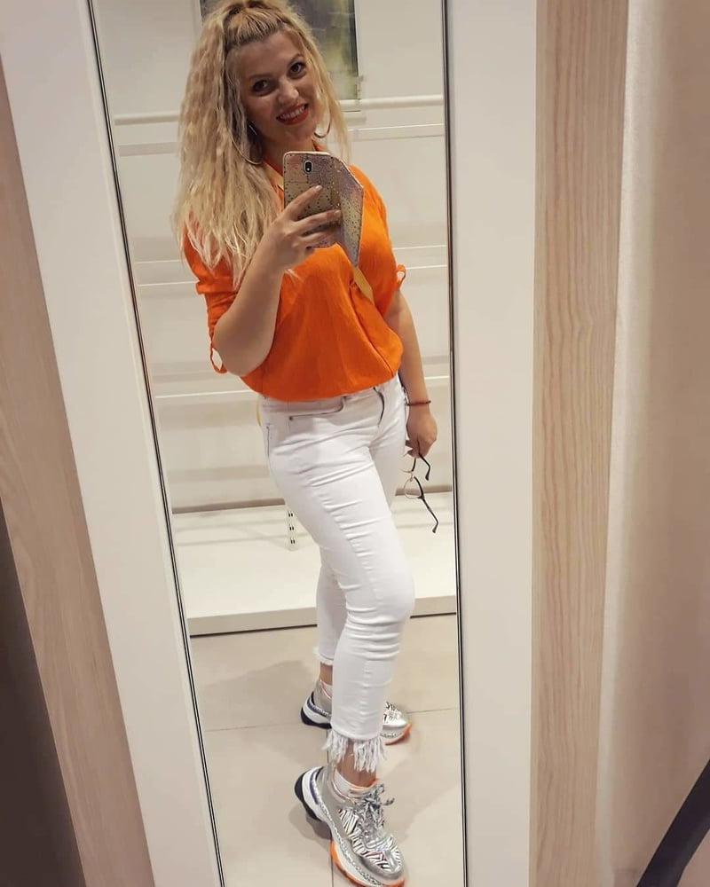 25P Serbian slut blonde girl big natural tits Maca Blagojevic