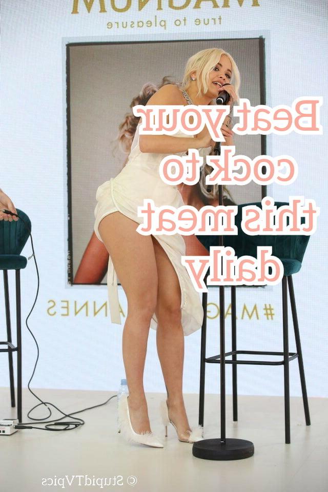 10P Celebrity femdom captions