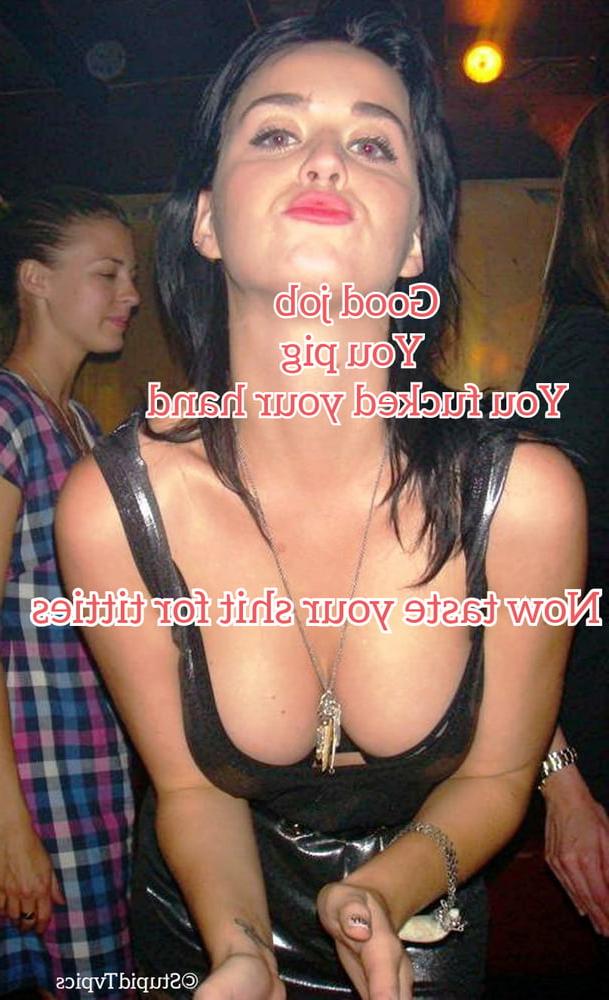 10P Celebrity femdom captions