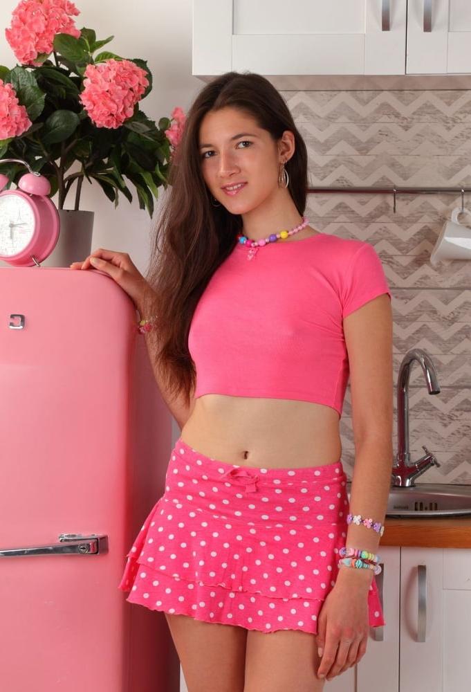 25P Camille posing in pink