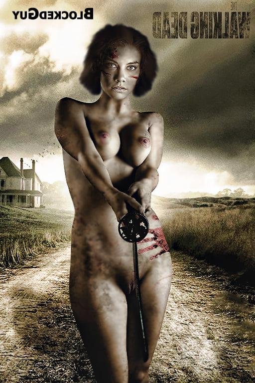 7P Lauren Cohan Celebrity Slut