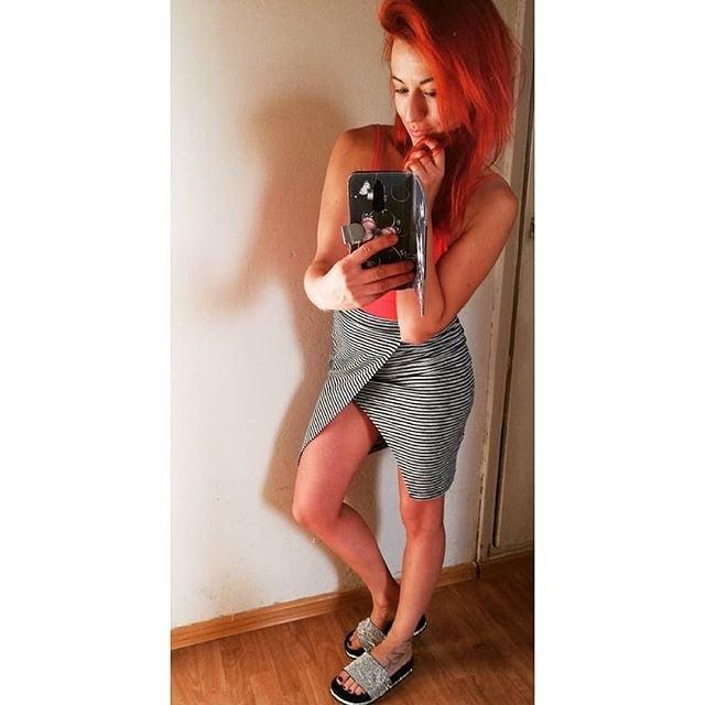 25P Roksana hot fit polish redhead!
