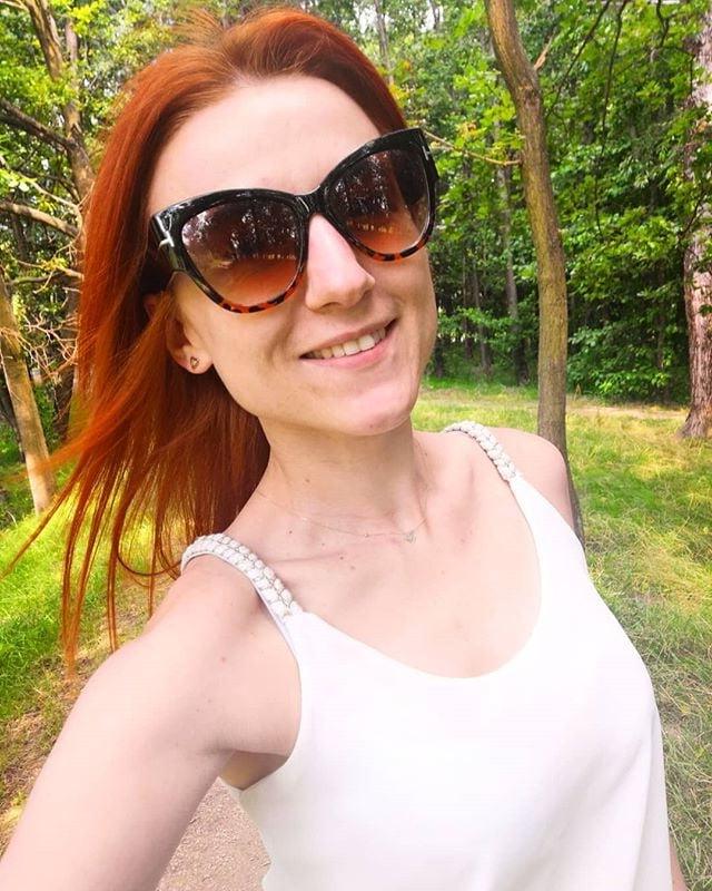 25P Roksana hot fit polish redhead!