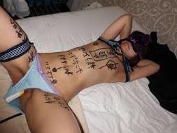 25P Asian Body Writing Humiliation Comment &amp; Degrade