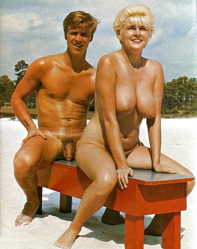 24P Vintage Nudist Couples in color