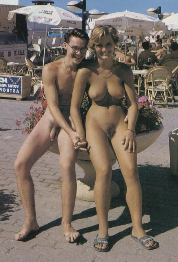 24P Vintage Nudist Couples in color