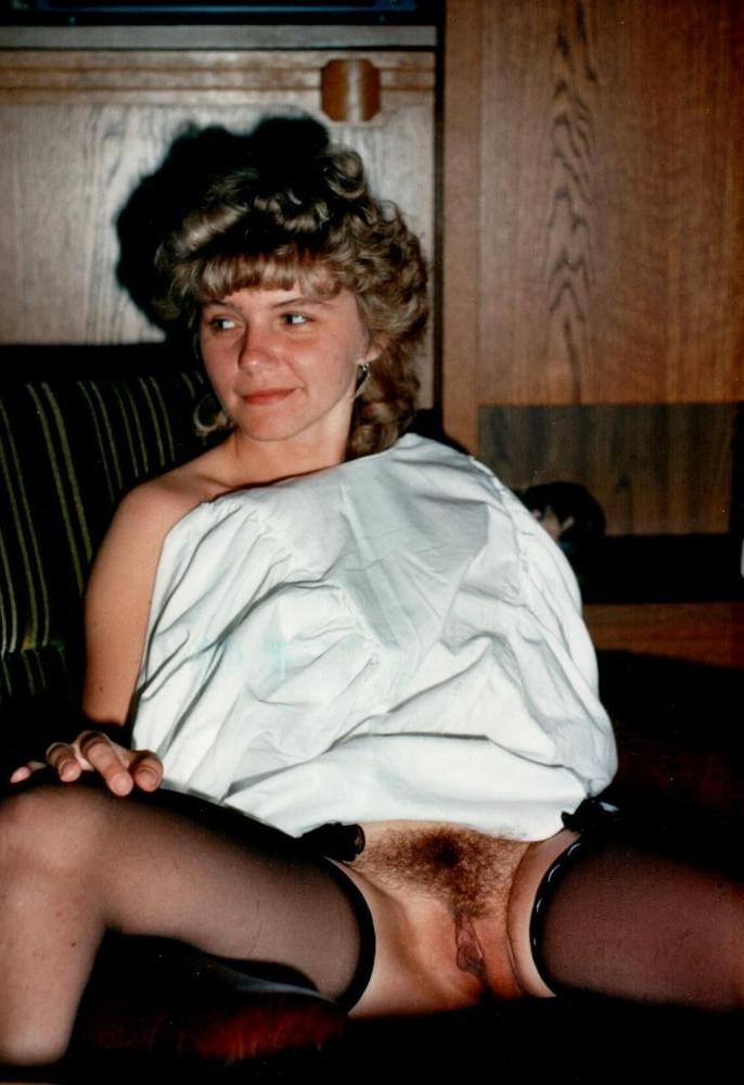 25P Vintage hairy muff