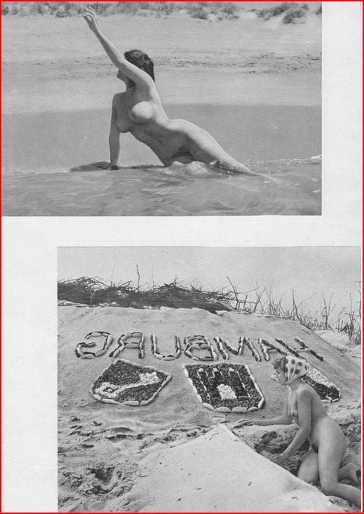 25P Naked people of vintage photos Vol. 27