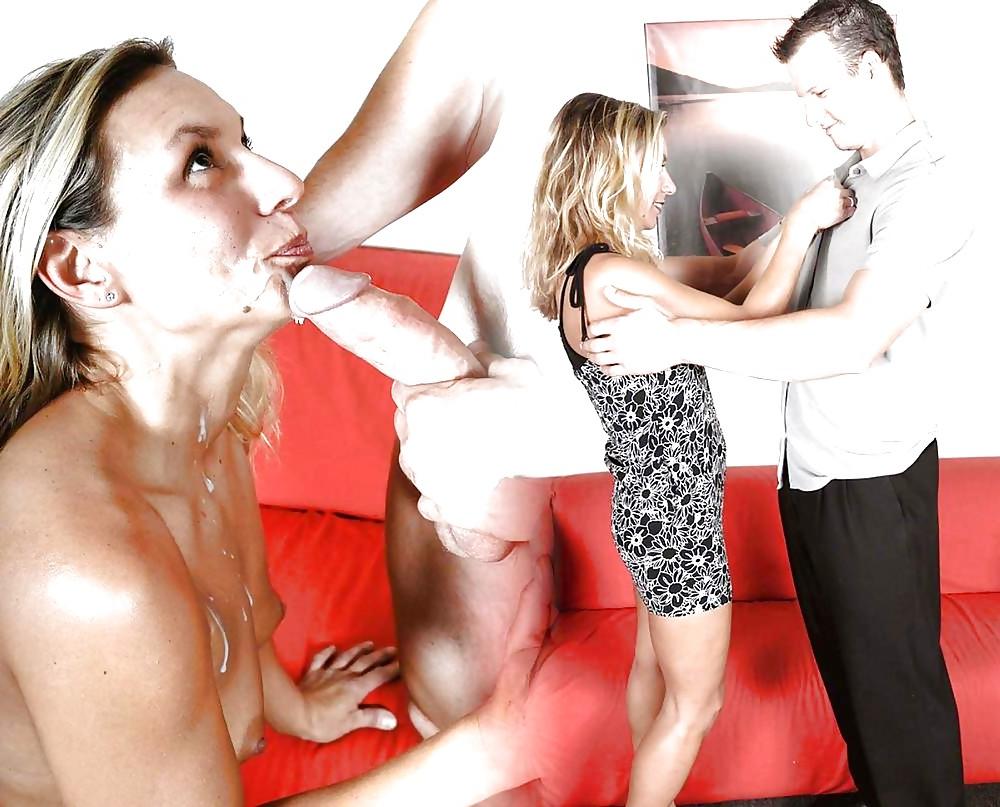 25P Before after blowjob 01 incl. dressed undressed facials
