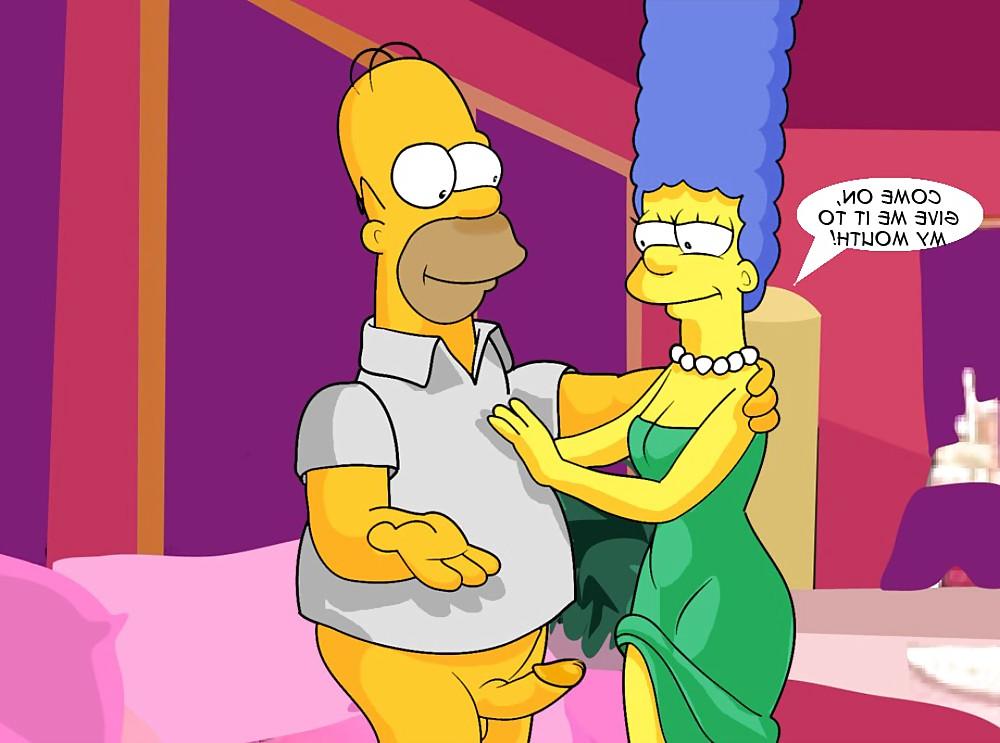 15P Marge & Homer in Cum Now Darling