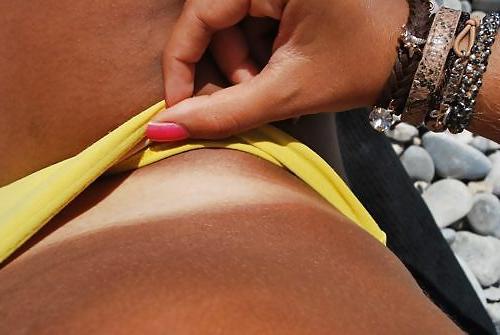 25P Sexy tan lines.