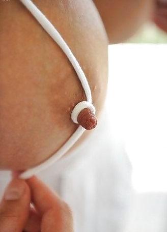 18P Tied up nipples!