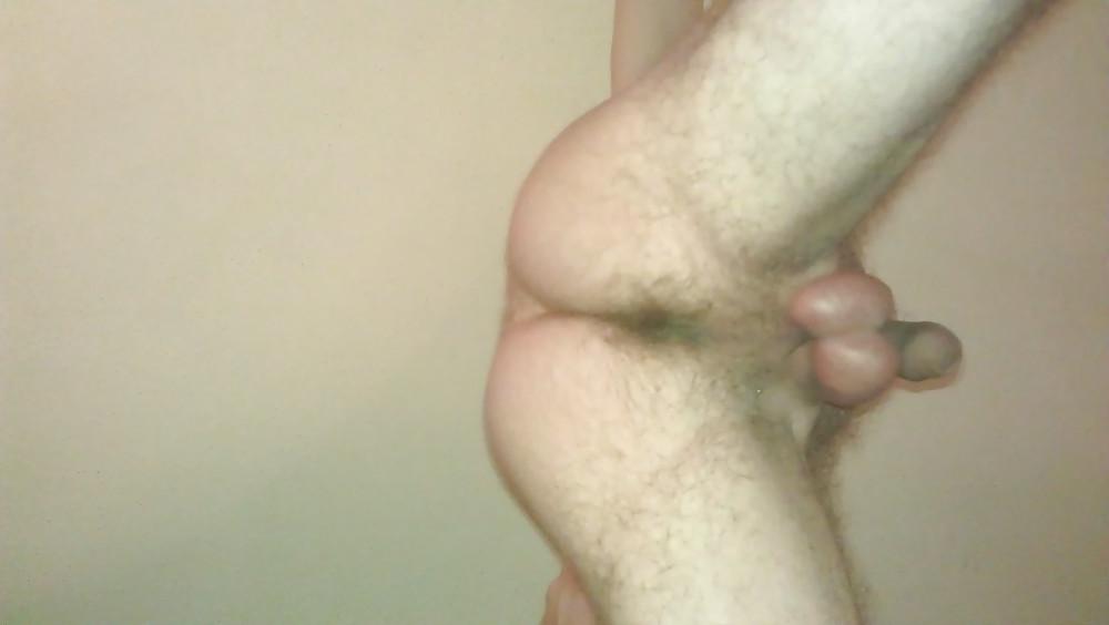 19P Hairy ass and big shaved balls