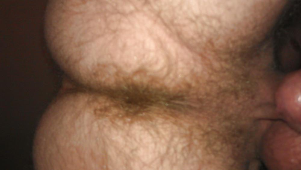 19P Hairy ass and big shaved balls