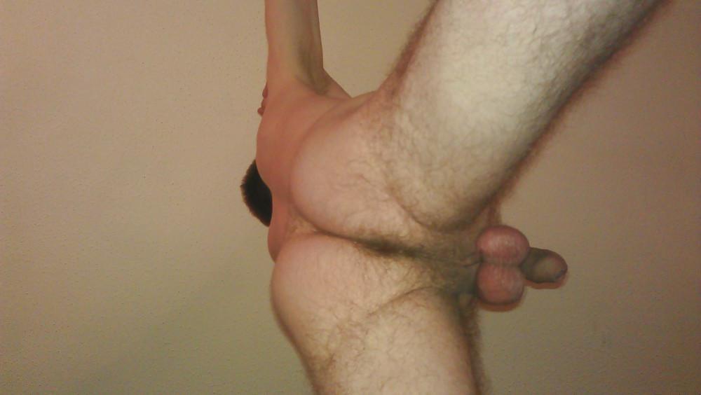 19P Hairy ass and big shaved balls