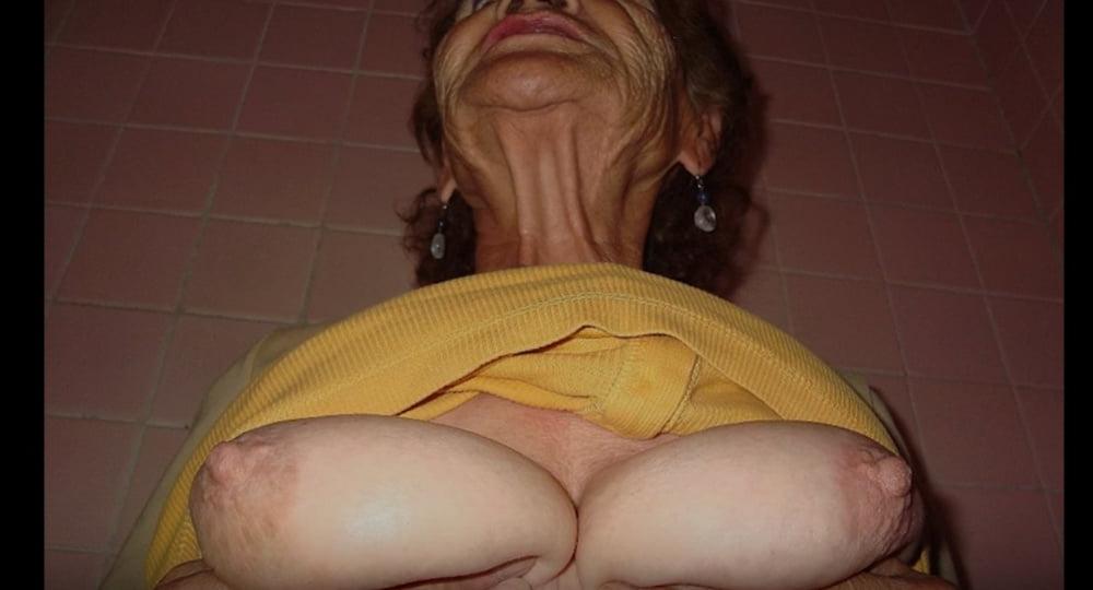 25P Favorite big Nipples Granny