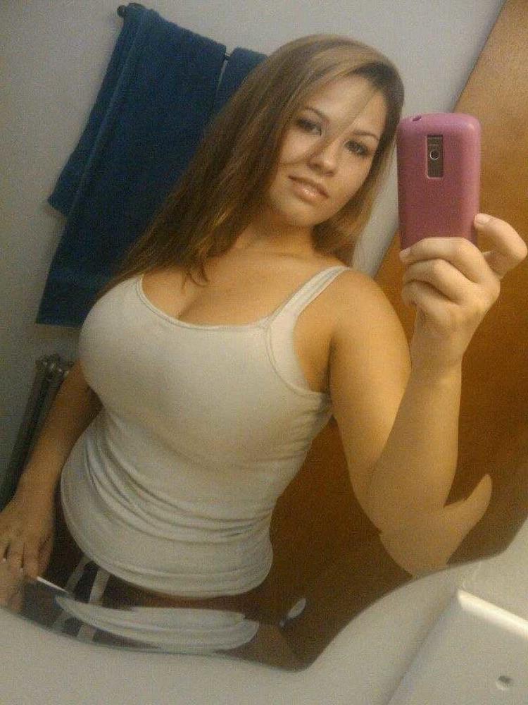 18P Big beautiful tits #160: Big tits, tight white tops