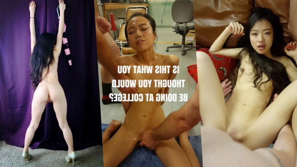 25P Filthy Asian College Whore Gangbang