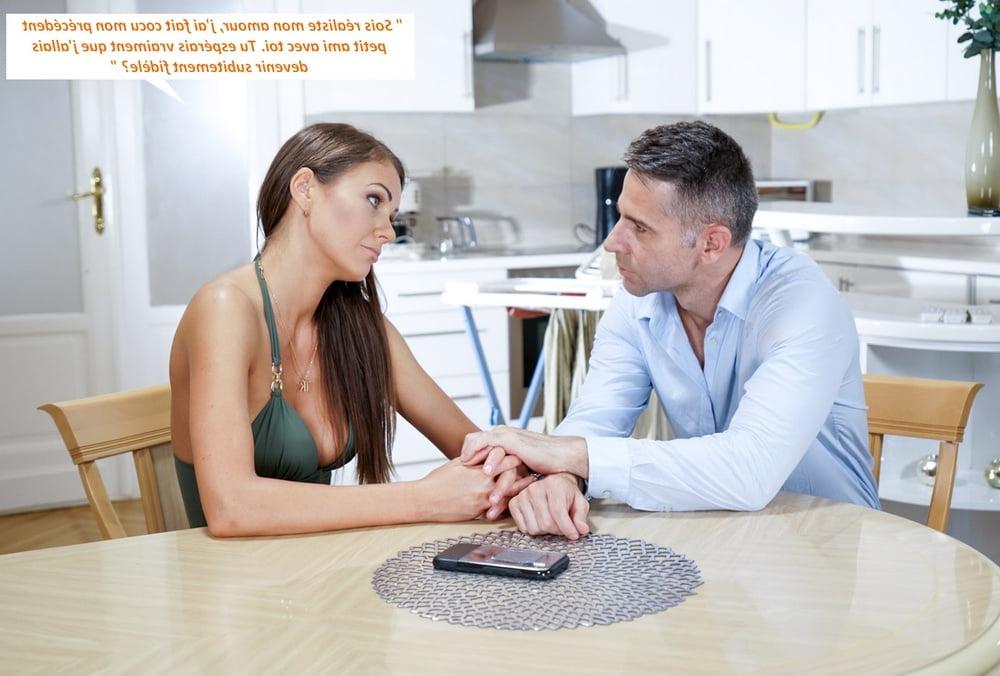 25P Happy cuckold (french caption) - 38