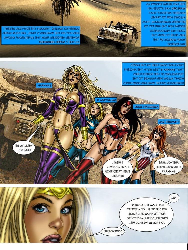 24P 9 Superheroines vs Warlord Ch.1