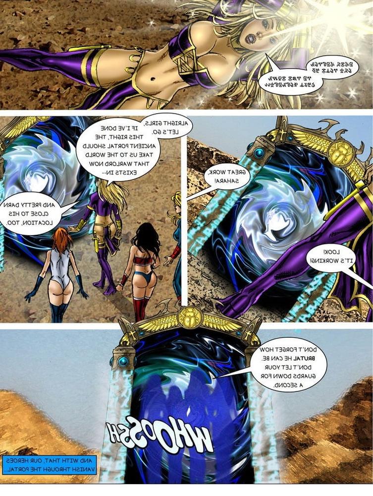 24P 9 Superheroines vs Warlord Ch.1
