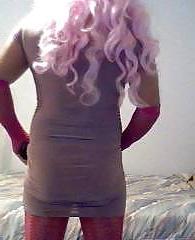 20P Crossdressing totally all in Pink