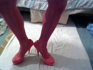 20P Crossdressing totally all in Pink