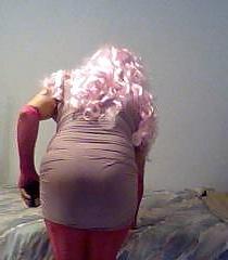 20P Crossdressing totally all in Pink